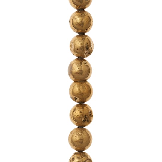 12 Pack: 10mm Gold Plated Druzy Agate by Bead Landing™